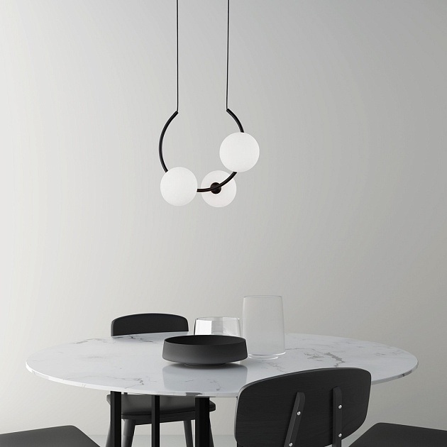 Подвесная люстра Gerhort G31111/3BK WT Фото № 2