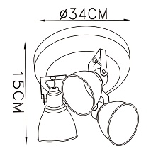 Спот De Markt Ринген 2 547020403 5