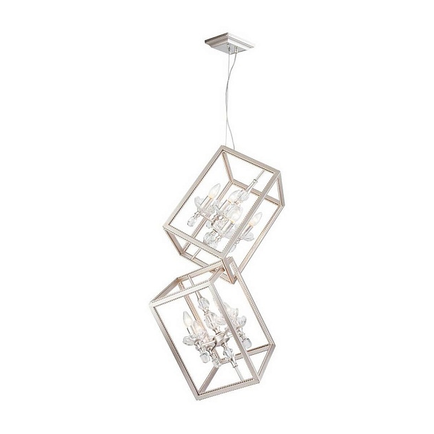 Подвесная люстра Lucia Tucci Inessa 3850.8 Silver Фото № 1