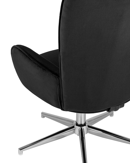 Поворотное кресло Stool Group Филадельфия регулируемое велюр черный FUCHS HLR-80 Фото № 6