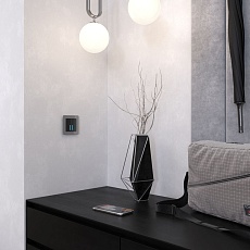 Рамка Werkel Acrylic на 1 пост графит W0012704 4690389184833 1