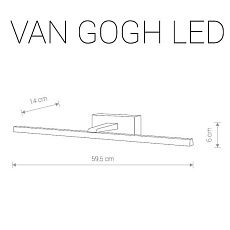 Подсветка для зеркал Nowodvorski Van Gogh Led 9350 1