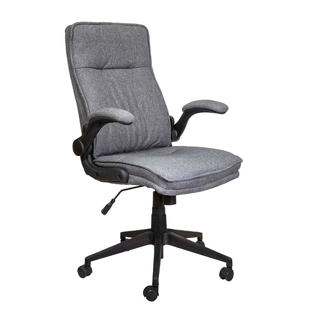 Кресло руководителя AksHome Boris серый, ткань 59143 Фото № 1