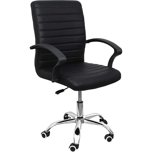 Кресло руководителя AksHome James чёрный, экокожа 80026 Фото № 1