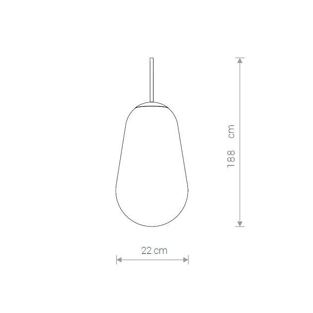 Подвесной светильник Nowodvorski Pear M 8672 Фото № 2