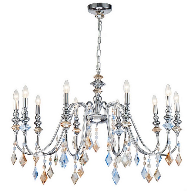 Подвесная люстра Lucia Tucci Maya 4450.10 Chrome Фото № 1