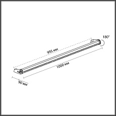Уличный настенный светодиодный светильник Odeon Light Nature Graze 7040/22WL 1