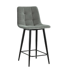 Полубарный стул Stool Group Джанго велюр серый vd-django-b26