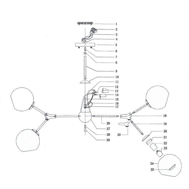 Потолочная люстра Lightstar Beta 785087 изображение 5 Потолочная люстра Lightstar Beta 785087 Фото № 5