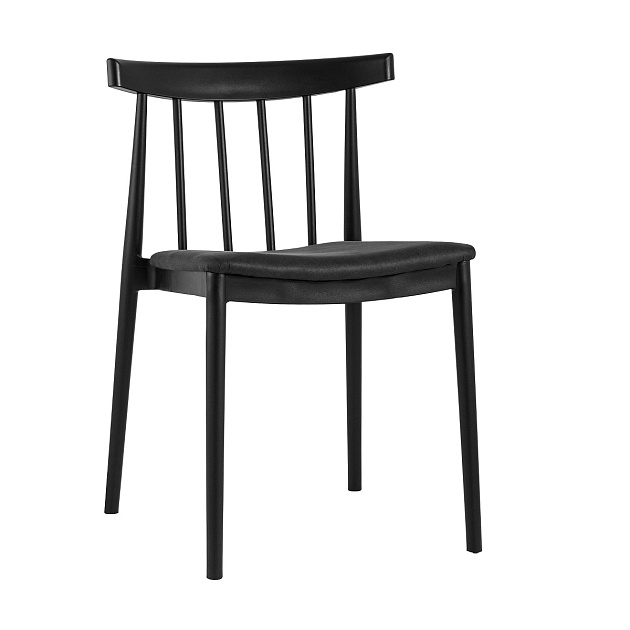 Кухонный стул Stool Group Ranch с мягким сиденьем черный 8305 black Фото № 1