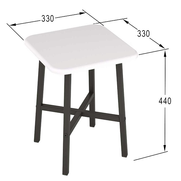 Табурет Мебелик Кросс 007861 Фото № 2