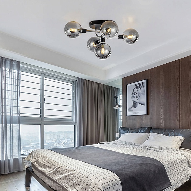 Потолочная люстра Moderli Smolly V2061-5C изображение 3 Потолочная люстра Moderli Smolly V2061-5C Фото № 3