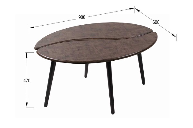 Журнальный стол Мебелик Арабика 005010 изображение 3 Журнальный стол Мебелик Арабика 005010 Фото № 3