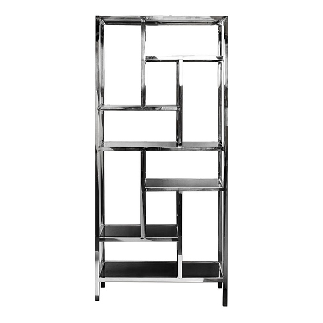Стеллаж Garda Decor 46AS-SH1076-Silver изображение 1 Стеллаж Garda Decor 46AS-SH1076-Silver Фото № 1