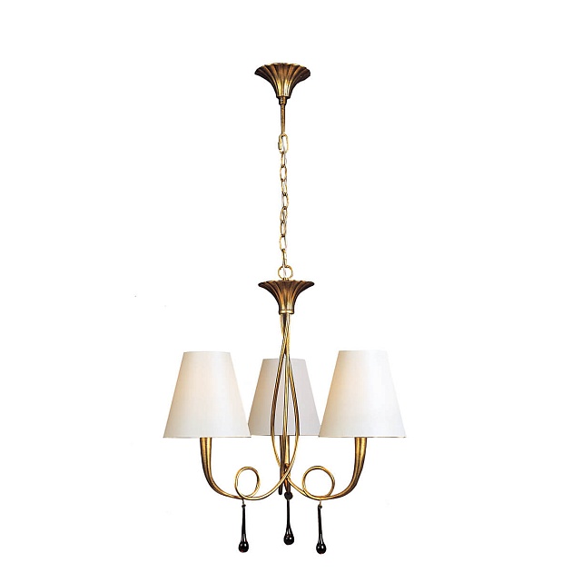 Подвесная люстра Mantra Paola Painted Gold 3542 Фото № 1